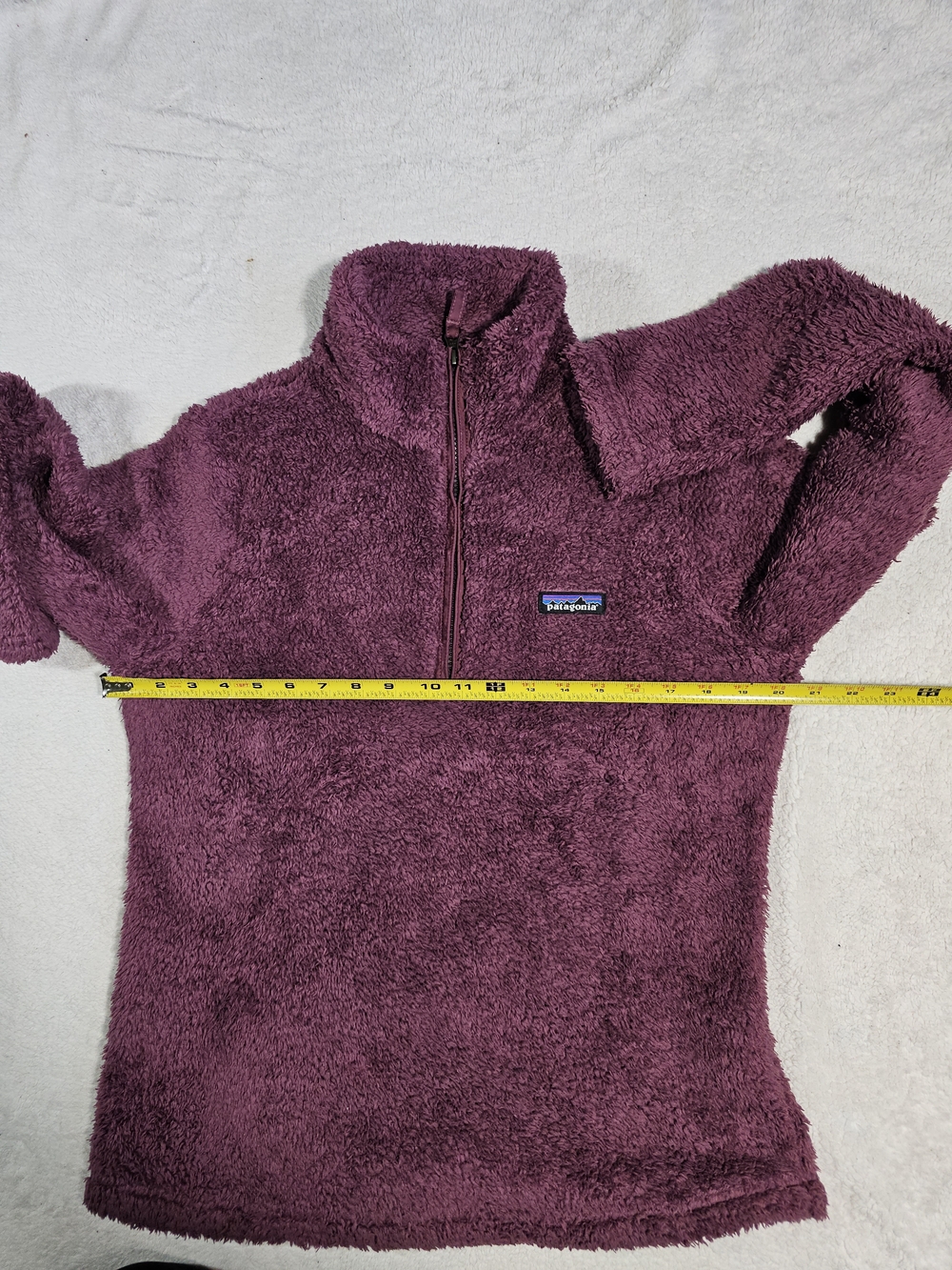 Patagonia Womens Los Gatos 1/4-Zip Pullover Fleece Jacket M. - Picture 11 of 12